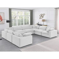 Canapé modulaire PZCN, combinaison libre, canapé en U, canapé sectionnel pour salon, housses de coussin amovibles, canapé d'angle Cloud en vente