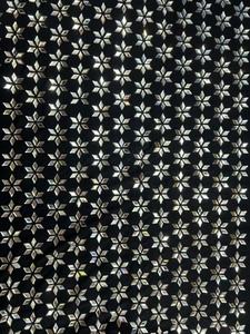 Нейлоновая ткань с добавлением спандекса, эластичная в 4 направлениях, с дизайном из страз и роскошными камнями - Product Image 3