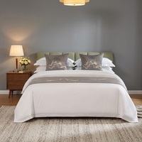 Chemin de table jacquard de luxe géométrique tissé de qualité supérieure, taille personnalisée, doré, pour la maison, l'hôtel, la chambre, les banquets, les mariages, avec oreillers