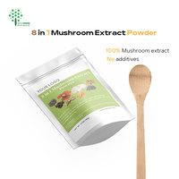 Mélange de café instantané aux champignons sucrés 8 en 1 personnalisé, certifié biologique ISO, 100 g, sachet de 3,5 oz