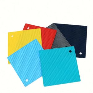 Tapis de cuisson multifonctionnels en silicone antidérapants écologiques et modernes, motif nid d'abeille, résistants à la chaleur pour cuisine et salle à manger - Product Image 1
