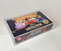Étui de protection en acrylique premium RAY YI pour boîte de boosters Lorcana Disney TCG