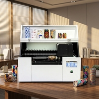 Solution d'impression UV pour petites entreprises pour la décoration de bouteilles et de tasses, machine à jet d'encre rotative numérique A3