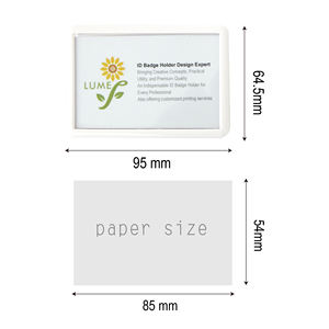 LUMEF 7750 Porte-cartes de visite horizontal et durable en ABS de qualité supérieure Style vertical Vente à l'exportation - Product Image 5