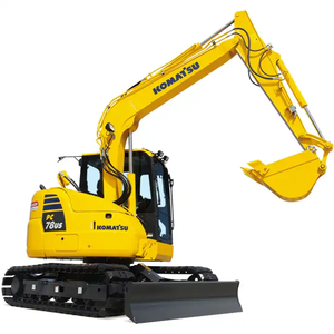 Excavatrice hydraulique Komatsu PC78-8 d'occasion, Japon, bon état, moteur, pompe à engrenages, PLC, 2016, 7 T, capacité de la benne de 0,3 m³, excavatrice - Product Image 1
