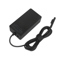 Adaptateur de chargeur pour ordinateur portable 102W 15V 6.33A avec fonction PD, compatible Microsoft Surface Book 2, Surface Pro 7/6/5/4/3, OVP, OCP, OTP, câble rétractable
