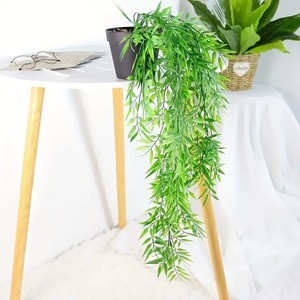 Guirnaldas de Bambú Artificiales, Plantas Colgantes de Plástico Verde para Decoración Interior y Exterior, Ramo de 30cm-100cm, Simulación de Moldeo por Inyección - Product Image 3