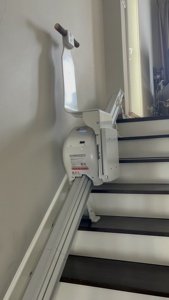 Elevador <span class=keywords><strong>de</strong></span> <span class=keywords><strong>Escaleras</strong></span> Recto Inalámbrico para el Hogar con Control Remoto y Arranque y Parada con un Solo Clic - Product Image 5