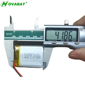 Li-Polymer 303040P 400mAh 3.7V Pouch Battery Cells Factory Supply <strong>Wholesale</strong> Price for GPS Tracker, Household <strong>Used</strong>, Etc. - Product Image 6