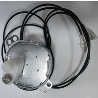 Moteur de ventilateur synchrone monophasé DYX 5RPM 49TYJ-C 50/60Hz AC 220V 4W antidéflagrant à montage sur panneau avec prise femelle/mâle et bras en plastique
