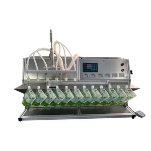 Semi automatic spout pouch filling machine manual stand up bag doypack filler machines with cheap price