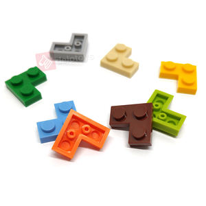 DELO TOYS (16 couleurs) Blocs de construction en plastique ABS de qualité supérieure pour enfants Briques en vrac DIY Plaque 2x2 <span class=keywords><strong>Coin</strong></span> 2x2 (N°2420) - Product Image 3