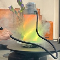 Chicha portable mini LED colorée pivotante à tube unique jetable, modèle Cross Border Bar KTV Dubai, avec boîte cadeau, pour le voyage
