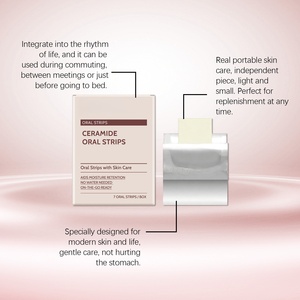 Bandes buccales OEM à dissolution rapide au céramide, d'origine végétale, pour l'hydratation de la peau, la rétention de l'humidité, le soutien de la barrière cutanée et l'anti-âge - Product Image 4