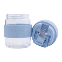 Offre Spéciale tasses de voyage réutilisables petites tasses à café portables avec manchon personnalisé bouteilles d'eau en verre à haute teneur en borosilicate avec paille