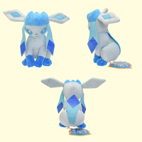Peluche Eevee mignonne de 20 cm, best-seller, haute qualité, figurine de dessin animé, cadeau pour enfants, animaux en peluche Pokémon avec étiquettes