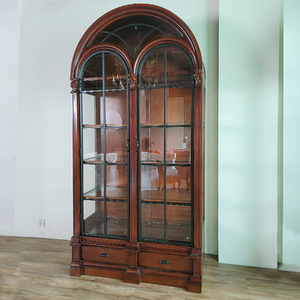 Gabinete de vino de madera de lujo para el hogar Estante de barra moderno con almacenamiento de exhibición de luz para sala de estar Esquina de cocina - Product Image 3