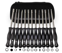 Kit d'outils de réglage de carburateur 13 pièces pour moteur 2 temps, compatible avec les débroussailleuses Poulan, Husqvarna, Echo et Weedeater