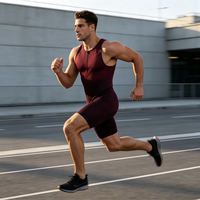 Combinaison de triathlon pour homme, combinaison de triathlon épaisse, combinaison de compétition pour la natation, le cyclisme et la course à pied