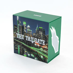 Boîte à Chapeau Carrée Magnétique Personnalisée avec Impression Numérique, Boîtes d'Emballage Vertes en Carton Rigide Sur Mesure pour Casquettes Snapback et Casquettes de Baseball - Product Image 3