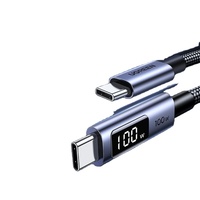 Câble de données à affichage numérique UGreen Type-C double tête PD100W/66W Super Fast Charging Ctoc