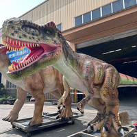 Modèle de dinosaure électrique réaliste animatronique pour parc d'attractions