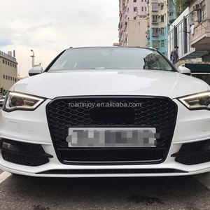 Parrilla delantera <span class=keywords><strong>Audi</strong></span> ABS Facelift RS estilo panal con agujeros parrillas de <span class=keywords><strong>coche</strong></span> 2014-2016 - Product Image 6