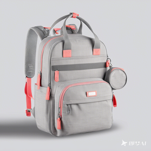 Échantillon gratuit Sac à dos de voyage multifonctionnel Sac à langer pour bébé Sac à dos pour bébé Trio de sacs à dos 1 pièce/sac en polyéthylène + 500 pièces - Product Image 2