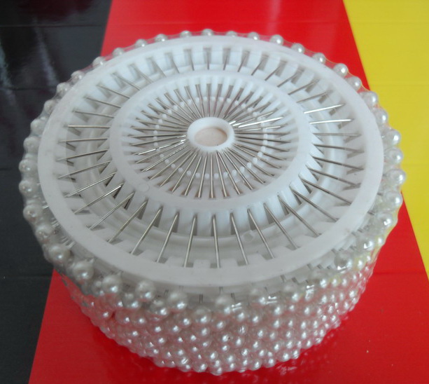 Латунные булавки с твердой головкой и никелированным покрытием