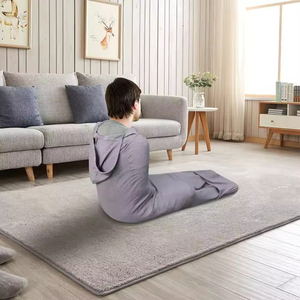 Sac <span class=keywords><strong>de</strong></span> couchage <span class=keywords><strong>de</strong></span> <span class=keywords><strong>voyage</strong></span> pour enfant 185x50cm, style enveloppe, en polyester, garnissage en <span class=keywords><strong>duvet</strong></span> <span class=keywords><strong>de</strong></span> canard, avec capuche, pieds exposés, design élastique - Product Image 2