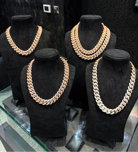 9K-<strong>14K</strong> <strong>Gold</strong> Double Row CVD Lab Grown Diamond Cuban <strong>Chain</strong> | IGI Certified Hip Hop Jewelry for Men (30% Deposit) - Product Image 5