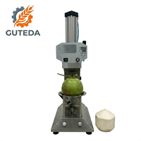 Machine automatique de découpe de noix de coco, processeur de fruits frais, éplucheur de noix de coco à coupe diamantée en acier inoxydable, double tension GUTEDA-S40