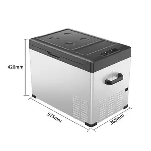 Vcan経済的なカスタム冷蔵庫12ボルト40l2In1ミニ冷蔵庫Dc15l小型ポータブル屋外クーラーコンプレッサーカーフリーザー