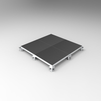 Plateforme de scène mobile en aluminium pour événements et mariages, conception OEM ODM, portable, pour l'extérieur.