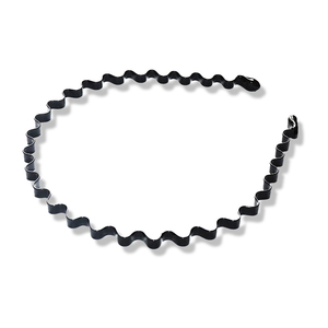 Geep — bandeau ondulé de couleur noire pour hommes, pour un usage quotidien, le printemps, le sport, le Yoga, en métal, antidérapant - Product Image 2