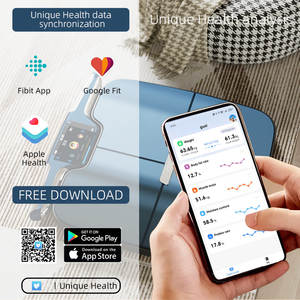 대형 TFT 컬러 스크린과 ITO 강화 유리 체중계 BMI 와이파이 8 전극 스마트 체중계 체지방 분석기 - Product Image 5