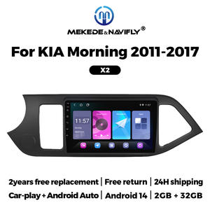 MEKEDE Car-play Android Auto Car Multimedia IPS Touch Screen 4core 2 + 32GB FM Navigation pour <span class=keywords><strong>KIA</strong></span> Morning 2011-2017 - Product Image 4