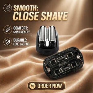 Tête de rasoir électrique de remplacement compatible avec <span class=keywords><strong>Braun</strong></span> <span class=keywords><strong>série</strong></span> <span class=keywords><strong>3</strong></span>, lame en maille à plaque soudée 32B, 301S, 310S, 320S, 330S, 340S, 360S, 380S - Product Image 2
