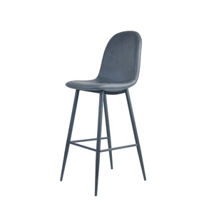 Italien meubles de barre En Métal De Conception Simple Base de Loisirs En Cuir PU Haute Chaise de bar Tabouret De Bar <span class=keywords><strong>Sans</strong></span> Accoudoirs - Product Image 1