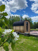 Offre Spéciale nouveauté four infrarouge moderne chauffage solaire en bois massif poêle pour chambre à coucher pour salle de sauna petit baril scénique