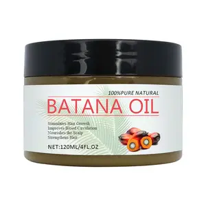 Özel etiket 120g 100% saf doğal Batana yağı saç büyüme ürünleri Batana yağı saç bakımı için
