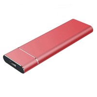 X323 -1 SSD Eksternal USB 3.0 Solid State Drive 1TB-32TB Port Ekspansi SATA Casing Logam untuk Desktop Baru 2TB