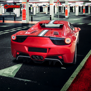 Brilliant Quality Upgrade to V Vors Style Carbon Fiber Auto Parts Car High Racing <b>Wing</b> Rear Spoiler For Ferrari 458 - Product Image 1