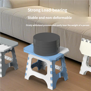 Outdoor <b>Portable</b> Garden Hiking Camping Mini <b>Stool</b> Bench Lightweight Plastic Modern Design Multi-Function Folding Chair - Product Image 2