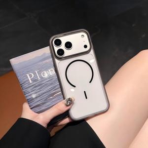 Étui magnétique à anneau compact pour iPhone 17, finition mate ultra-transparente pour iPhone 16/15, coque en acrylique pour modèles populaires 14/13 - Product Image 5