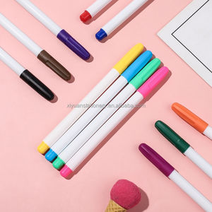 Stylo marqueurs pour tableau blanc vente en gros encre effaçable à sec à base d'alcool EN71 plastique certifié couleur blanche - Product Image 2