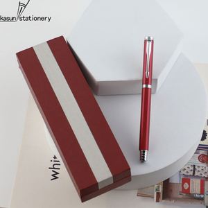 Stylo Roller Parker Rouge Métallique de Qualité Supérieure 1,0 mm, Stylo Bille Professionnel avec LOGO Personnalisé et Boîte Couleur – Offre Promotionnelle - Product Image 4