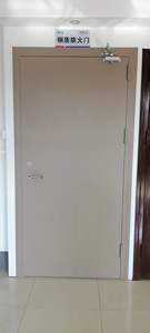 Puertas Cortafuego Comerciales de Nuevo Diseño, Acabados Personalizables, Certificación CE, Construcción Moderna de Acero para Supermercados y Apartamentos - Product Image 5