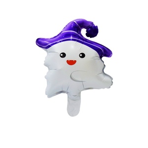 Palloncini in Foil Mini Portatili a Tema Halloween: Teschio, Fantasma, Occhio, Mano Insanguinata per Feste di Halloween e Oggetti di Scena Fotografici per Bambini - Product Image 5