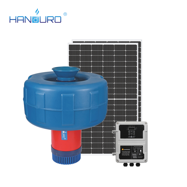 Popular Aerator DC Brushless 110v Solar Aerator Water Pump With Mppt Controller for Fish Pond Aeration